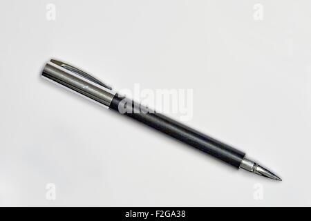 Faber-Castell Ambition Precious Resin Black Rollerball Pen Engineers or Architects Pen Stock Photo