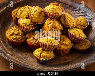 Sugar free bran muffins Stock Photo