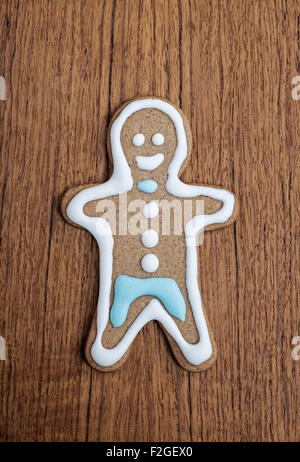 Gingerbread man biscuit fresh from the oven Stock Photo