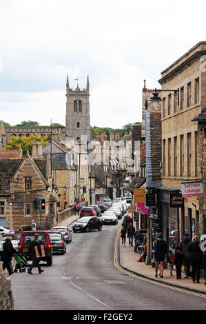 St. Mary's Hill, Stamford, Lincolnshire. UK Stock Photo