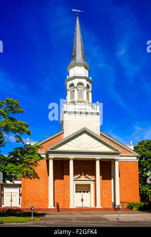 The First Presbyterian Church in Salem Oregon. Built in 1869 Stock Photo