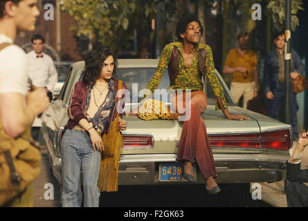 STONEWALL 2015 Roadside Attractions film with Jonny Beauchanp at left and Vladimir Alexis Stock Photo