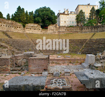 Roman Theater in Trieste, Italy Stock Photo