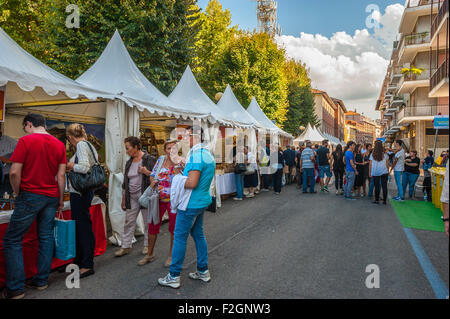 Italy Piedmont Bra 18th September 2015 the fair 'Cheese' Stock Photo