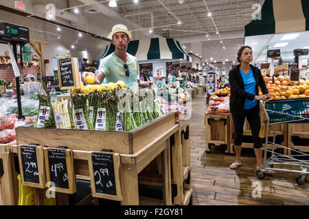 Delray Beach Florida,The Fresh Market,grocery store,supermarket,food,shopping shopper shoppers shop shops market markets marketplace buying selling,re Stock Photo