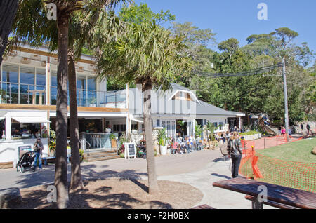 The Boat House Restaurant at Shelly Beach, Manly Australia Stock Photo