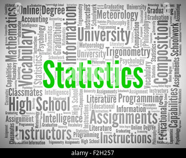 Statistics Work Meaning Chart Charts And Report Stock Photo