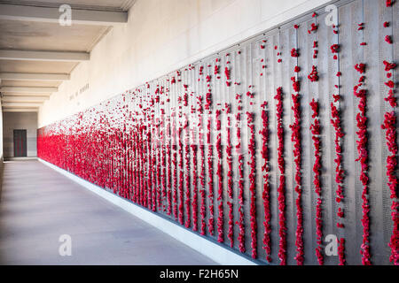 Roll of honour remembering those who have perished , Australian war memorial in Canberra,Australia Stock Photo
