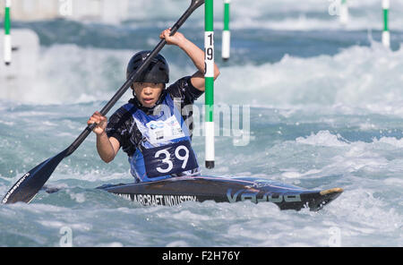 lea valley, london, uk. 19th sep, 2015. icf canoe slalom