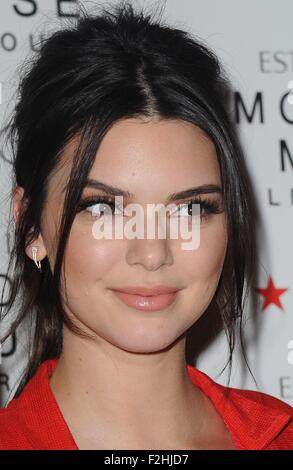 New York, NY, USA. 18th Sep, 2015. Kendall Jenner at in-store appearance for Macy's And Estee Lauder Welcome Kendall Jenner for 'Modern Muse Le Rouge' Fragrance Launch, Macy's Herald Square Department Store, New York, NY September 18, 2015. © Kristin Callahan/Everett Collection/Alamy Live News Stock Photo