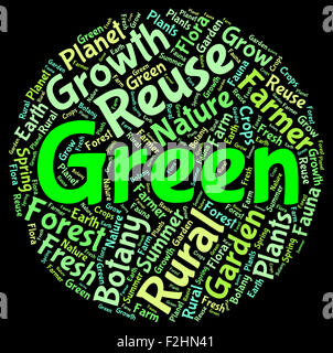 Ecological Word Meaning Earth Day And Ecosystem Stock Photo - Alamy
