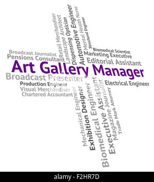 Art Gallery Manager Meaning Design Hire And Career Stock Photo