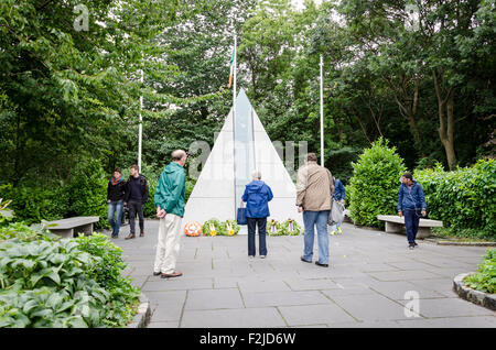 The National Memorial by Brian King in Merrion Square Park, Dublin, Ireland. 2008 Stock Photo