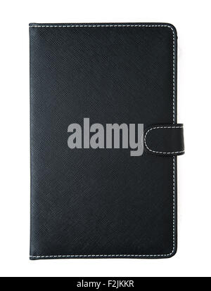 leather notebook front cover Stock Photo