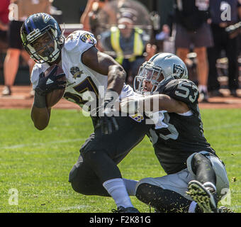 Baltimore Ravens running back Javorius Buck Allen poses for a portrait  during the NFLPA Rookie Premiere, on Saturday May 30, 2015 in Los Angeles  at the LA Memorial Coliseum. (Dominic DiSaia/AP Images