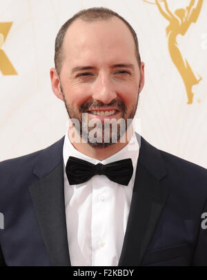 Los Angeles, California, USA. 20th Sep, 2015. Tony Hale. attending the 67th Annual Primetime Emmy Awards - Arrivals held at the Microsoft Theater in Los Angeles, California on September 20, 2015. 2015 Credit:  D. Long/Globe Photos/ZUMA Wire/Alamy Live News Stock Photo