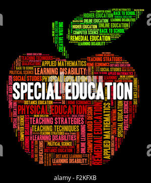 Special Education Meaning Slow Learner And Studying Stock Photo