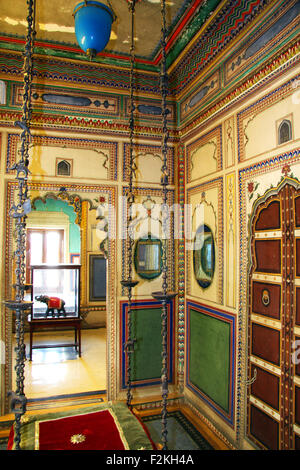 Interiors, City Palace, Udaipur, Rajasthan, India Stock Photo - Alamy