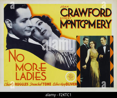 No More Ladies - Movie Poster Stock Photo