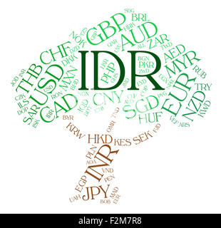 Idr Currency Showing Indonesian Rupiah And Coinage Stock Photo - Alamy