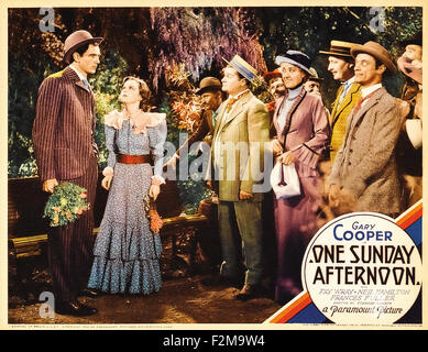 One Sunday Afternoon (1933) - Movie Poster Stock Photo