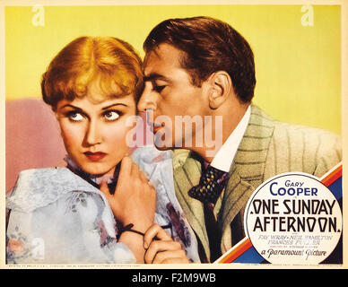 One Sunday Afternoon (1933) - Movie Poster Stock Photo