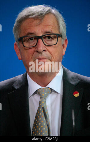 Jean-Claude Juncker - Treffen des 'European Round Table of Industrialists ERT', Bundeskanzleramt, 1. Juni 2015, Berlin. Stock Photo