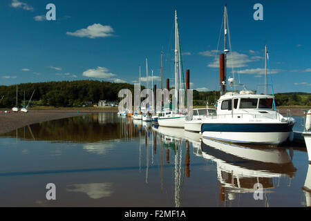 Kircudbright Marina and the River Dee, Kirkcudbright, Galloway Stock Photo