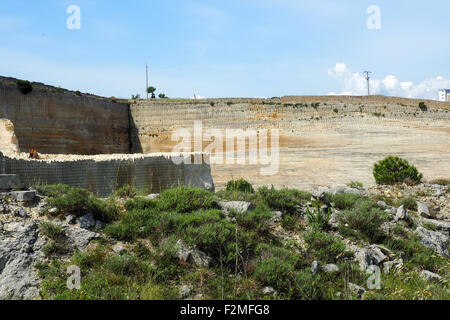 A sandstone quarry. Stock Photo