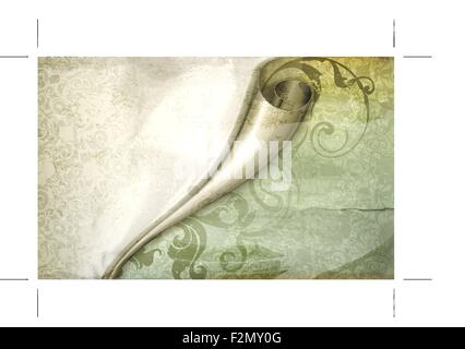 Luxury Wallpaper background, old-style vector Stock Vector