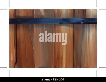 Wood planks, vector background Stock Vector