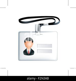 Log in form, vector illustration Stock Vector