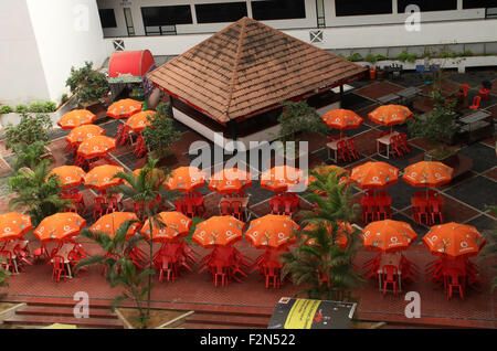 cafeteria umbrella Stock Photo