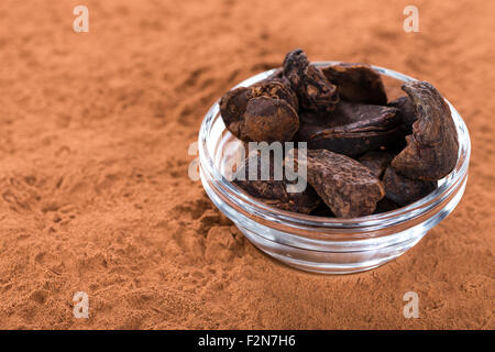 Cola Nut Powder for use as background image or as texture Stock Photo
