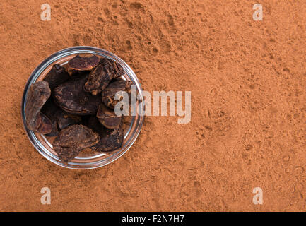 Cola Nut Powder for use as background image or as texture Stock Photo