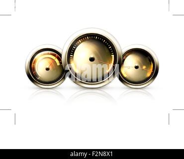 Car dashboard Stock Vector