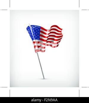 Flag of the United States Stock Vector