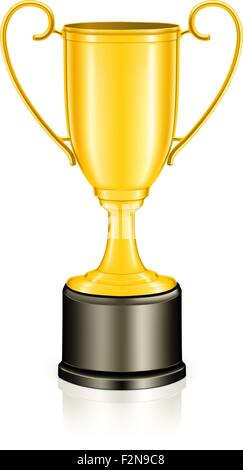 gold trophy image vector illustration Stock Vector Image & Art - Alamy