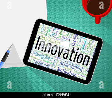 Innovation Word Meaning Reorganization Wordcloud And Words Stock Photo