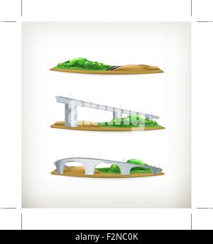 Set of elements for landscape design in isometric schemes. Vector ...