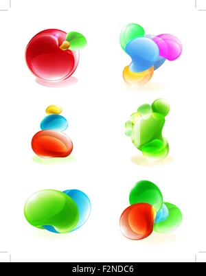 Abstract glowing design elements, 10eps Stock Vector