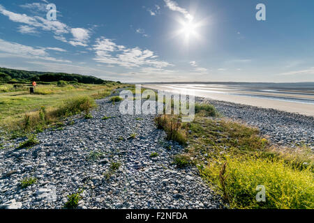 Red Wharf bay coast at Llanddona on Anglesey North Wales Stock Photo