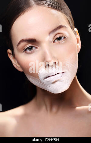 make-up, makeup, characterization, colorful makeup, disguise, fancy