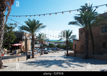 Middle East: skyline, summer in the old city of Jaffa, Tel Aviv, Yafo, Israel, Mediterranean Sea Stock Photo