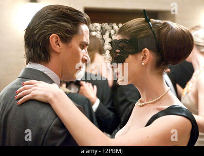 THE DARK KNIGHT RISES 2012 Warner Bros Entertainment film with Anne Hathaway and Christian Bale Stock Photo