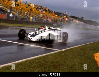 Nelson Piquet (BRA) Brabham BT49 Ford Cosworth Brabham Racing Team 1st  position Stock Photo - Alamy
