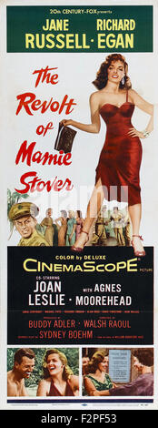 Revolt of Mamie Stover, The - Movie Poster Stock Photo