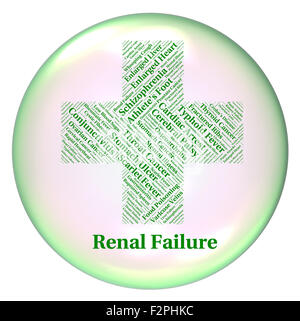 Renal Failure Representing Chronic Kidney Disease And Chronic Kidney Disease Stock Photo