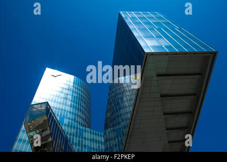 Torre Mare Nostrum, head office of Gas Natural (Spanish gas company), by Enric Miralles and Benedetta Tagliabue, Barcelona. Cata Stock Photo