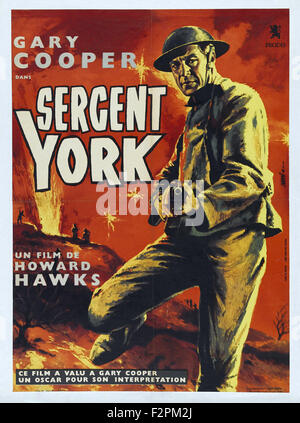 Sergeant York - Movie Poster Stock Photo